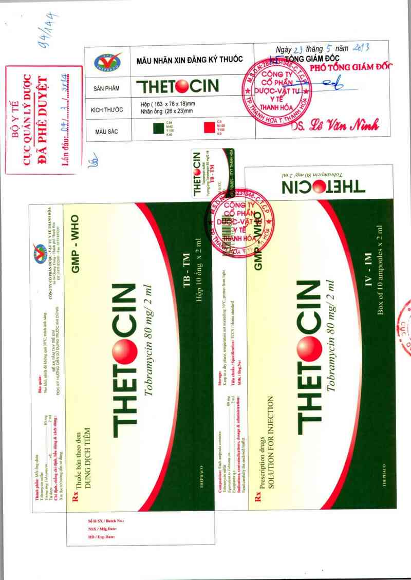 thông tin, cách dùng, giá thuốc Thetocin - ảnh 0