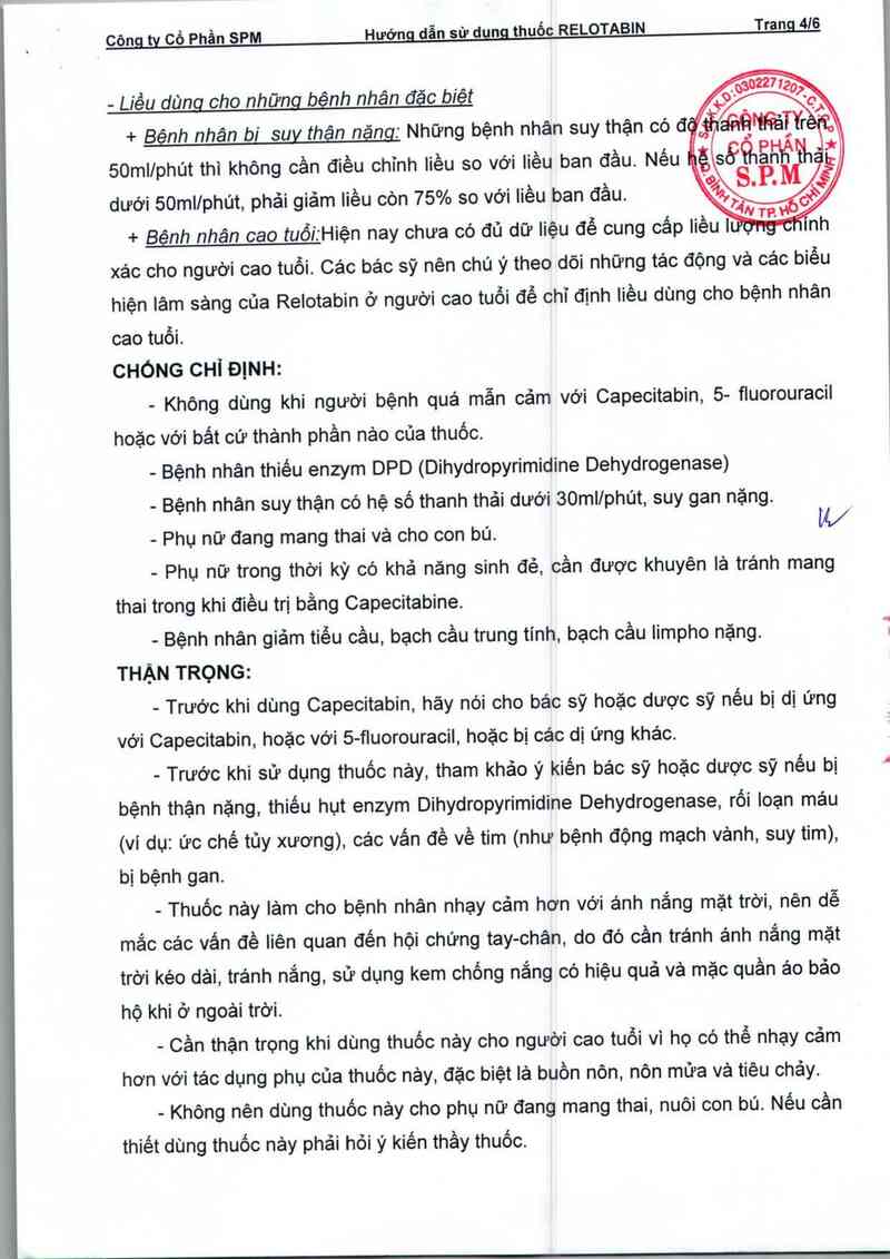thông tin, cách dùng, giá thuốc Relotabin - ảnh 4