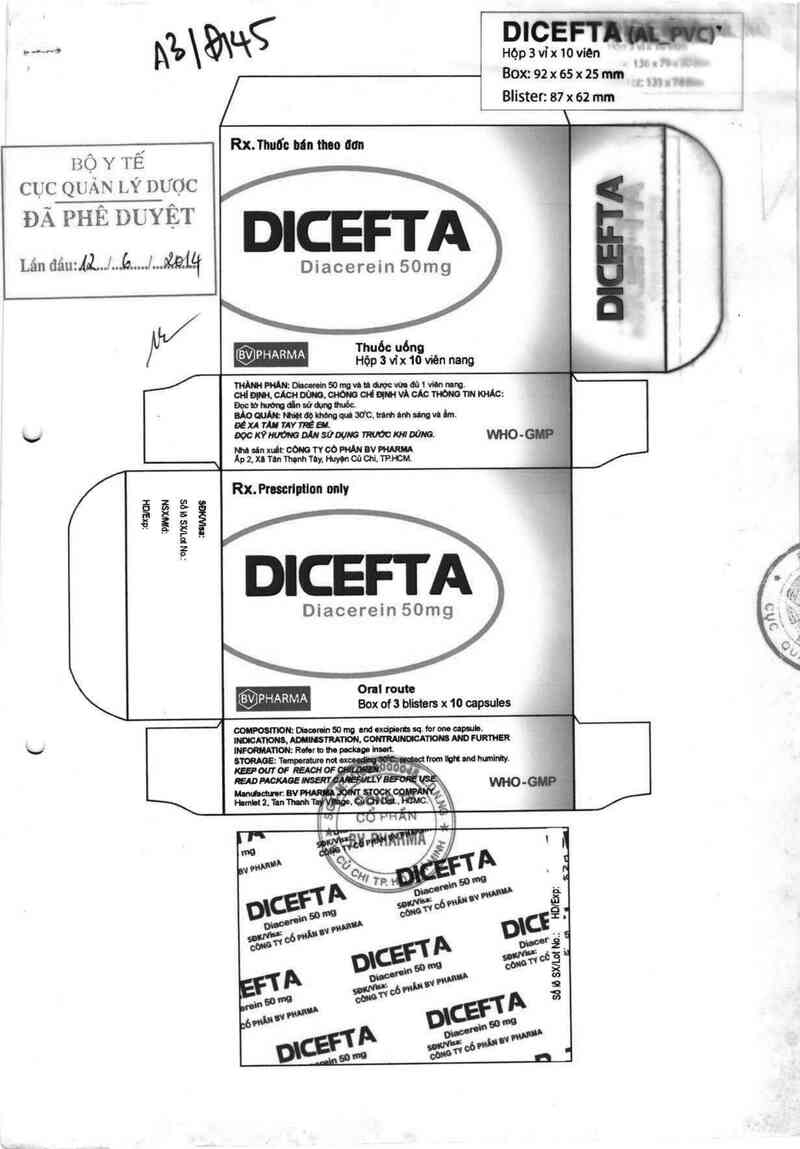 thông tin, cách dùng, giá thuốc Dicefta - ảnh 0