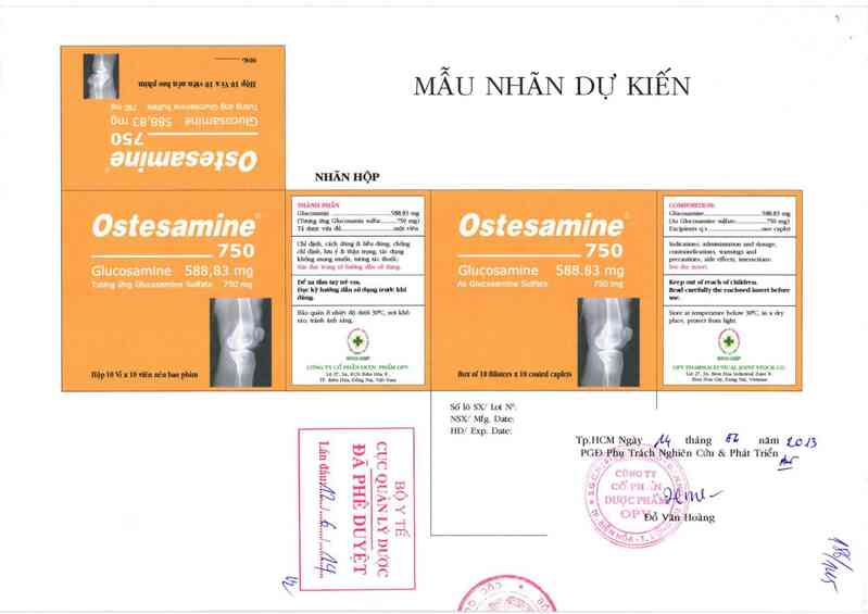 thông tin, cách dùng, giá thuốc Ostesamine 750 - ảnh 0