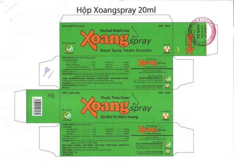 thông tin, cách dùng, giá thuốc Xoangspray - ảnh 3