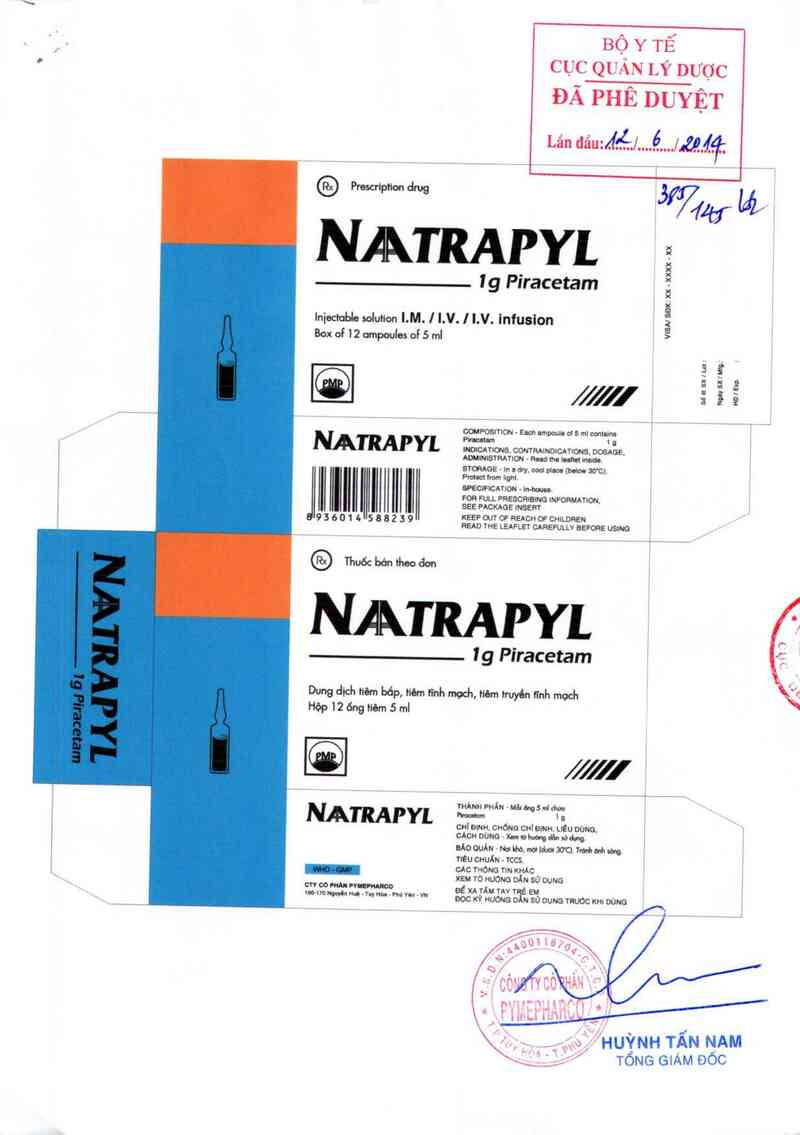 thông tin, cách dùng, giá thuốc Naatrapyl 1g - ảnh 0