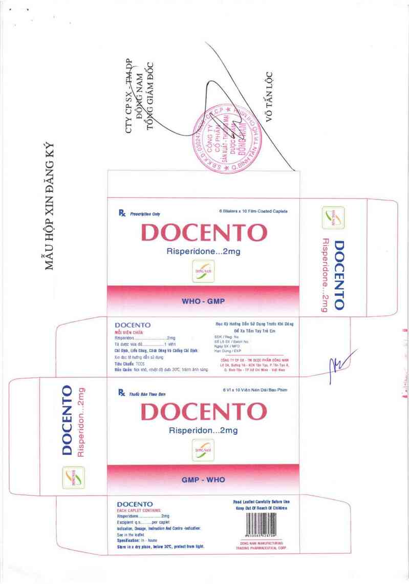 thông tin, cách dùng, giá thuốc Docento 2 mg - ảnh 3