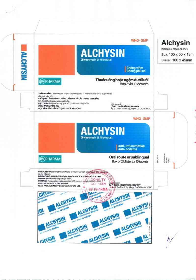 thông tin, cách dùng, giá thuốc Alchysin - ảnh 4