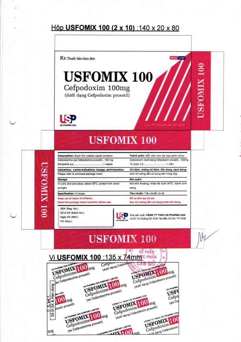 thông tin, cách dùng, giá thuốc Usfomix 100 - ảnh 2