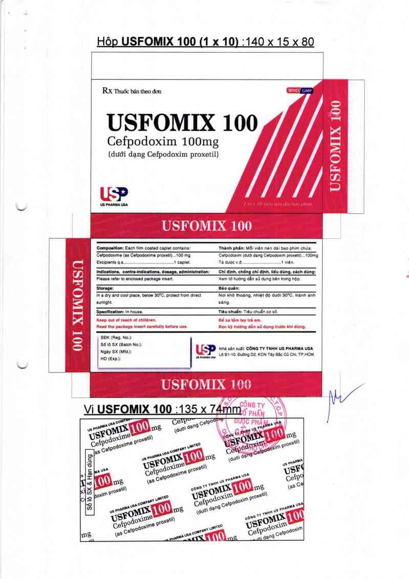 thông tin, cách dùng, giá thuốc Usfomix 100 - ảnh 3