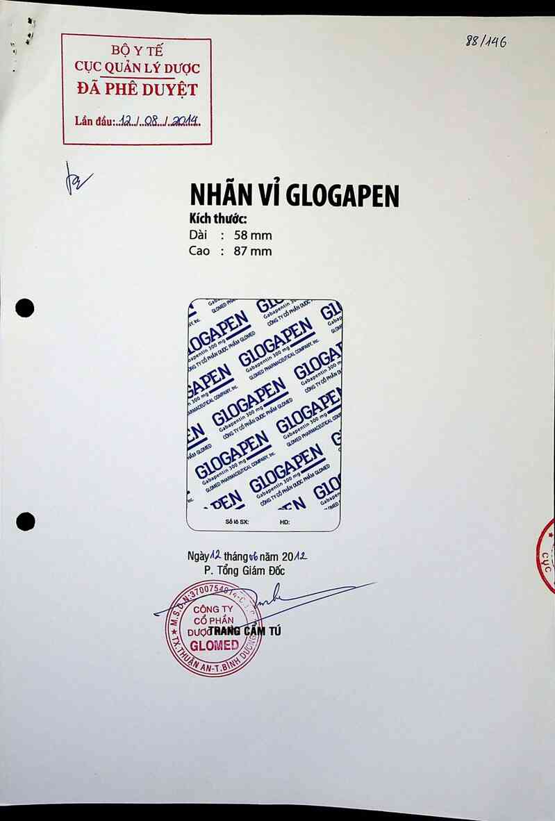 thông tin, cách dùng, giá thuốc Glogapen - ảnh 0