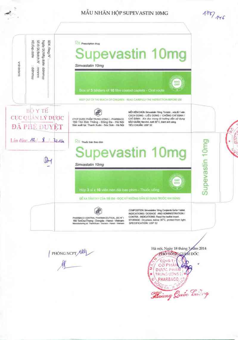 thông tin, cách dùng, giá thuốc Supevastin 10mg - ảnh 0