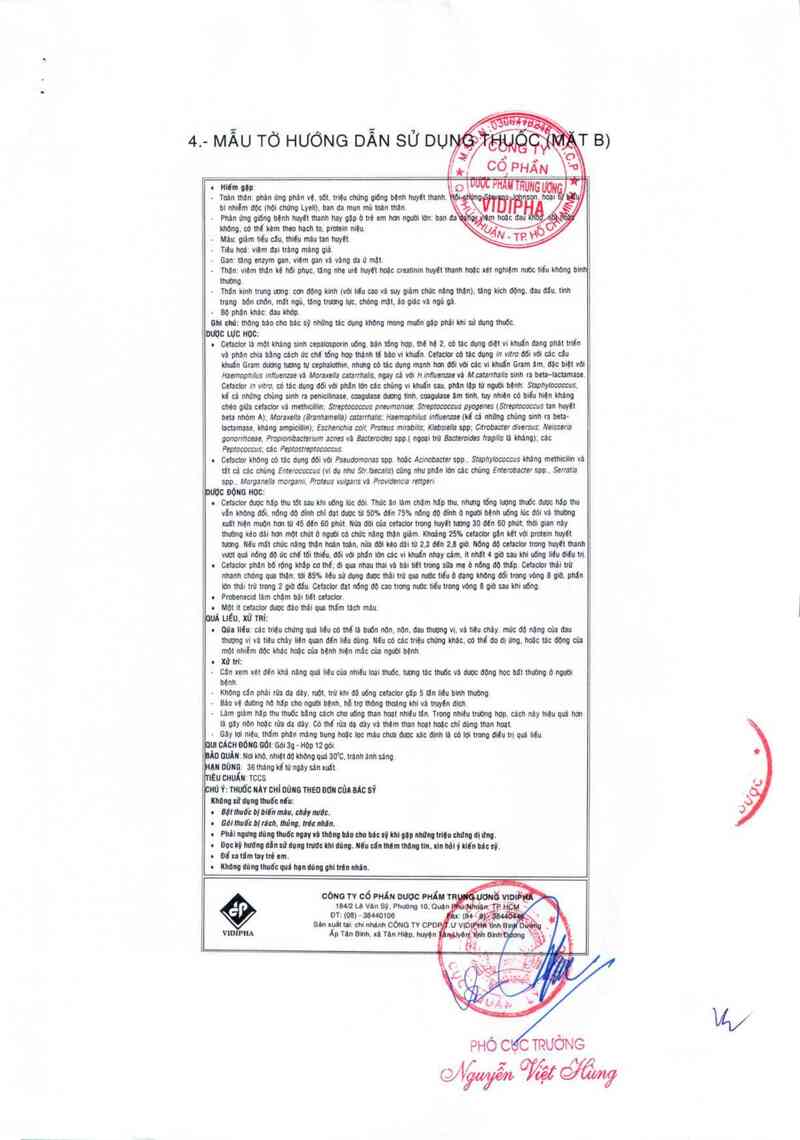 thông tin, cách dùng, giá thuốc Dentarfar - ảnh 3