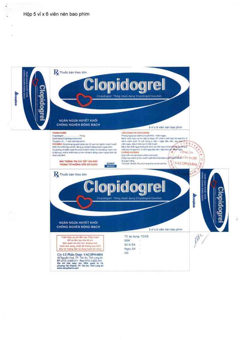 thông tin, cách dùng, giá thuốc Clopidogrel - ảnh 4