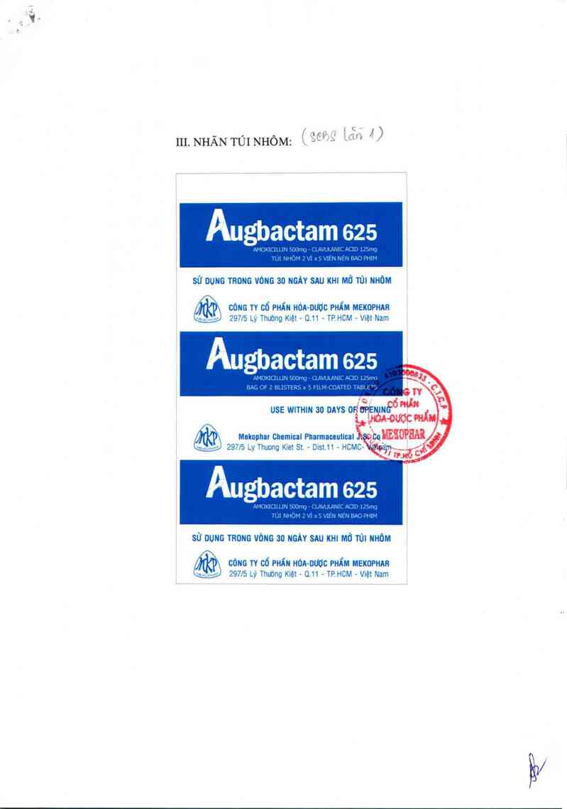 thông tin, cách dùng, giá thuốc Augbactam 625 - ảnh 4