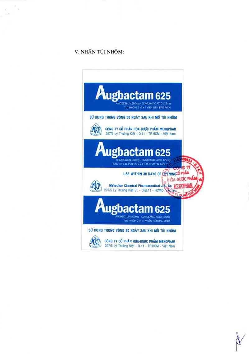 thông tin, cách dùng, giá thuốc Augbactam 625 - ảnh 5