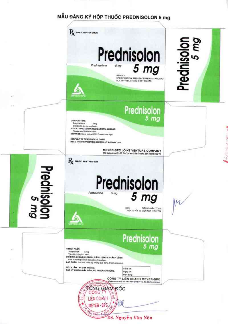 thông tin, cách dùng, giá thuốc Prednisolon 5 mg - ảnh 2