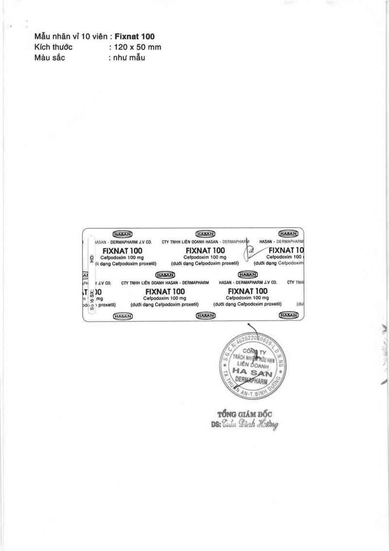 thông tin, cách dùng, giá thuốc Fixnat 100 - ảnh 3