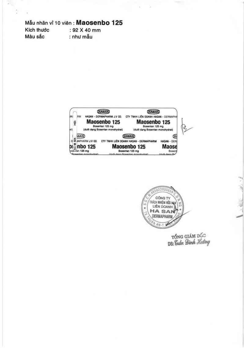 thông tin, cách dùng, giá thuốc Maosenbo 125 - ảnh 3
