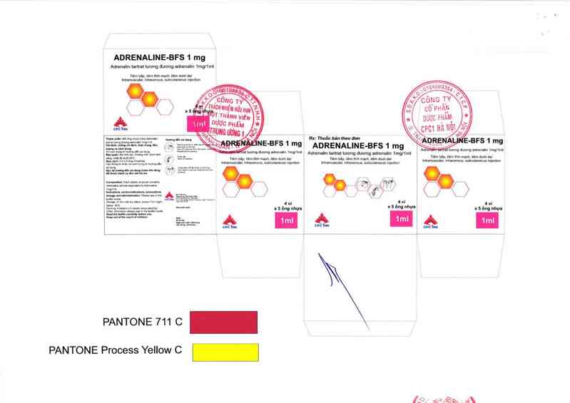 thông tin, cách dùng, giá thuốc Adrenaline-BFS 1mg - ảnh 1