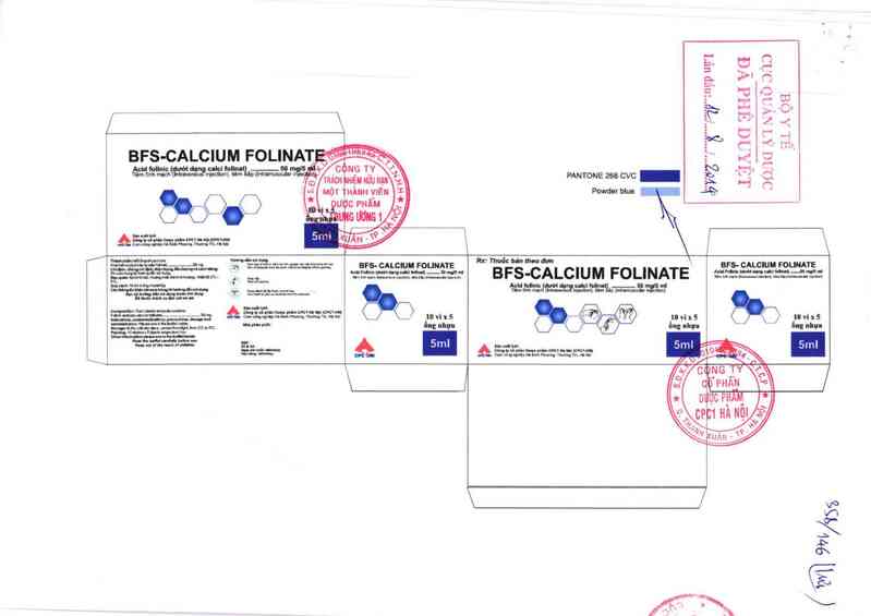 thông tin, cách dùng, giá thuốc BFS-Calcium folinate - ảnh 0