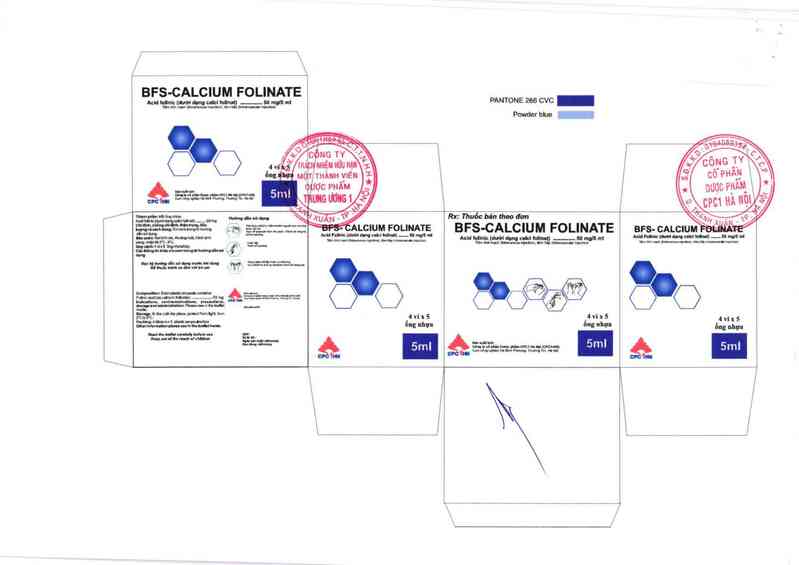 thông tin, cách dùng, giá thuốc BFS-Calcium folinate - ảnh 1