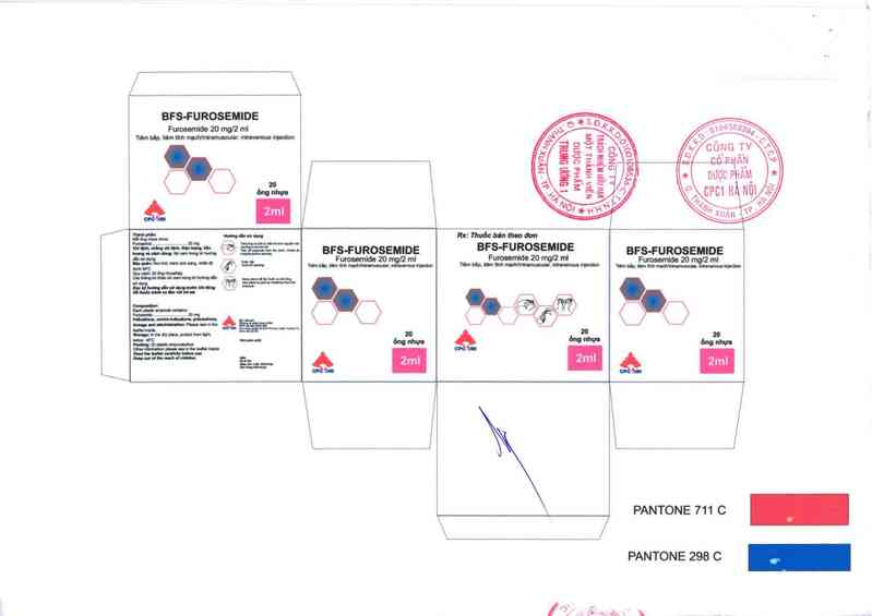 thông tin, cách dùng, giá thuốc BFS-Furosemide - ảnh 1