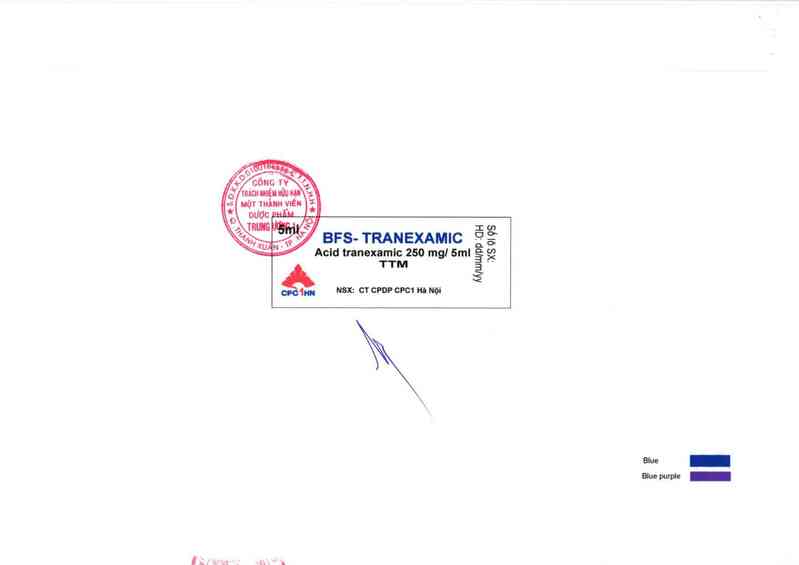 thông tin, cách dùng, giá thuốc BFS-Tranexamic - ảnh 3