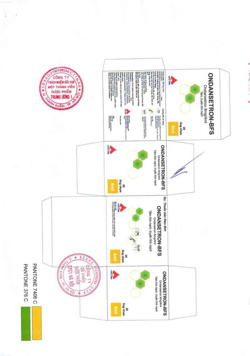 thông tin, cách dùng, giá thuốc Ondansetron-BFS - ảnh 1