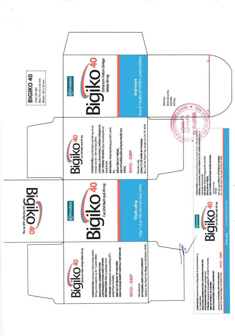 thông tin, cách dùng, giá thuốc Bigiko 40 - ảnh 4