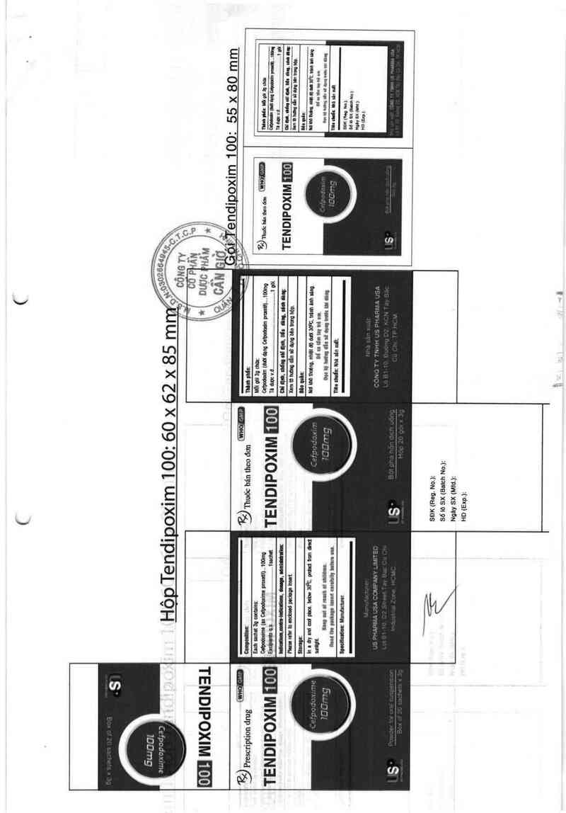 thông tin, cách dùng, giá thuốc Tendipoxim 100 - ảnh 2