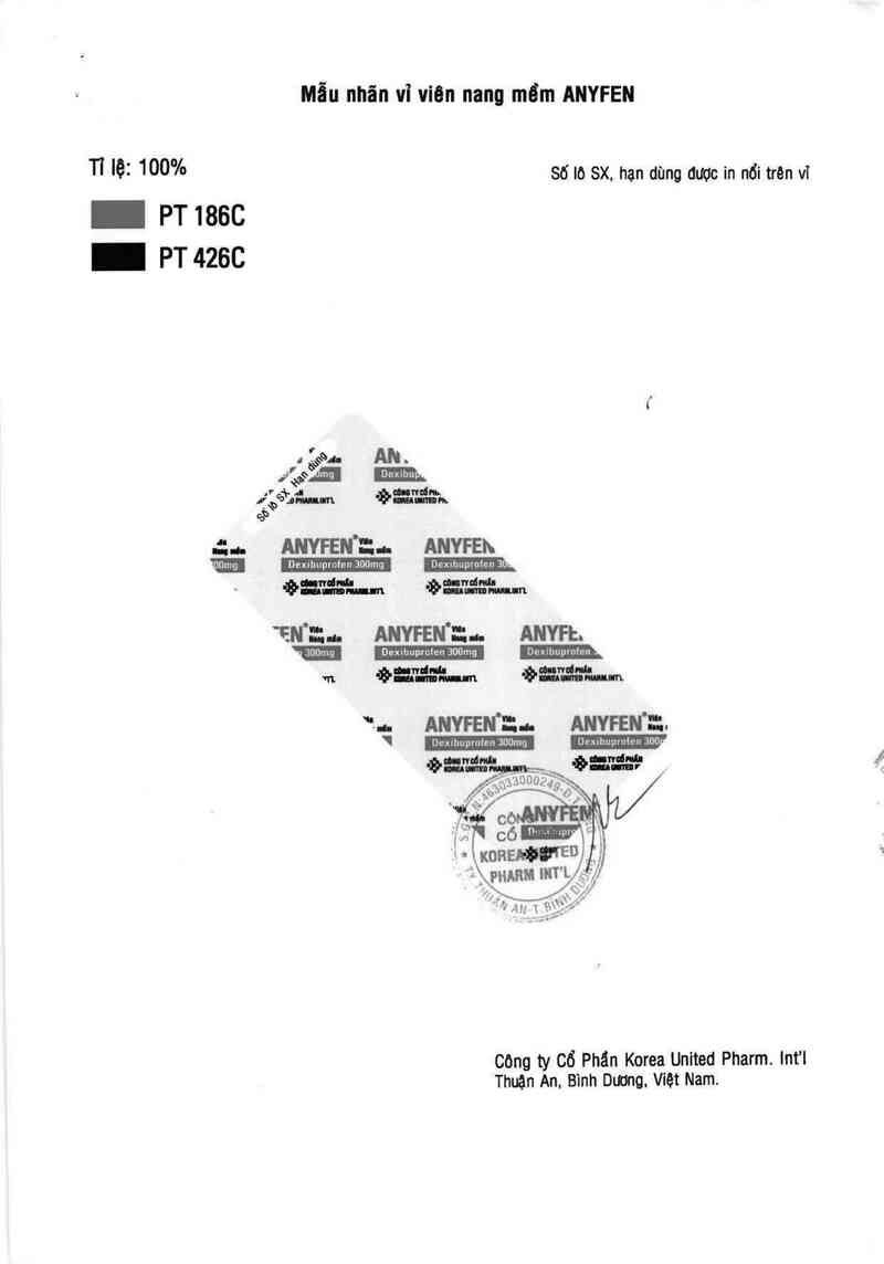 thông tin, cách dùng, giá thuốc Anyfen - ảnh 1