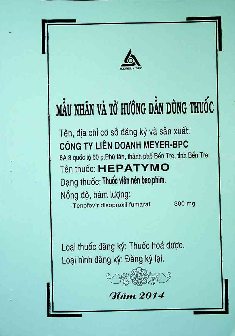 thông tin, cách dùng, giá thuốc Hepatymo - ảnh 0