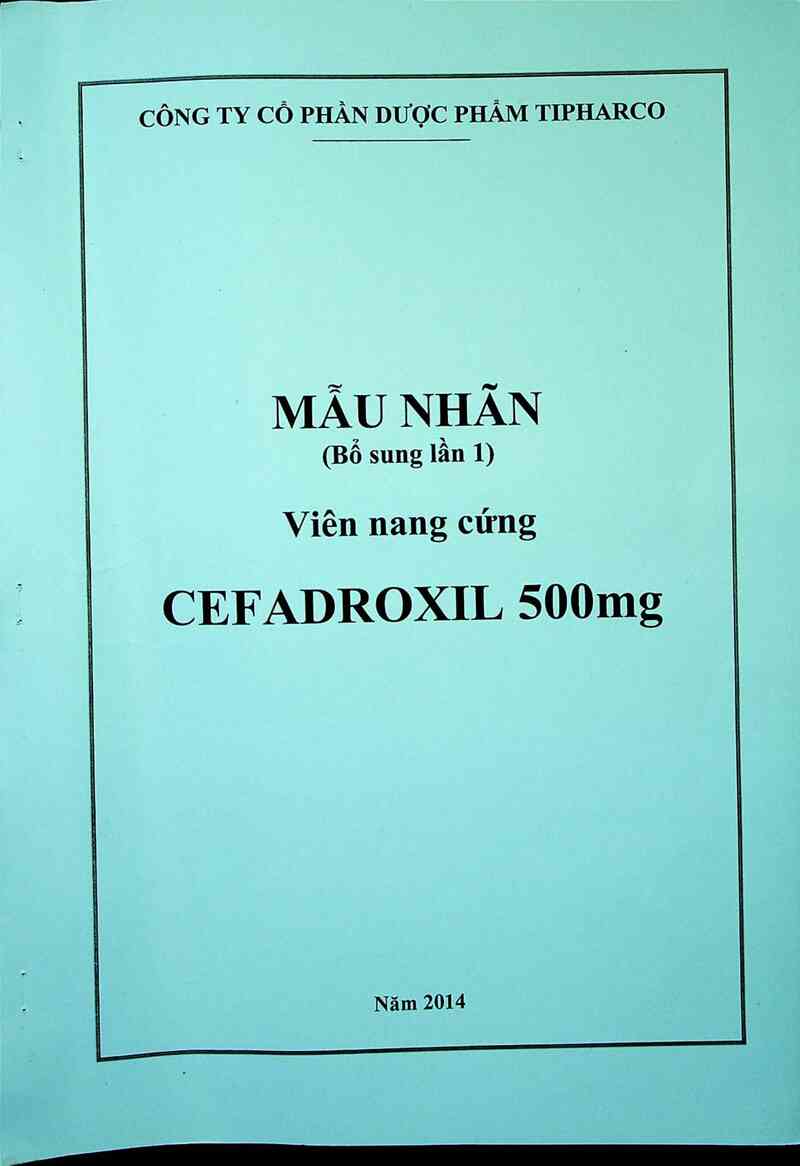 thông tin, cách dùng, giá thuốc Cefadroxil 500mg - ảnh 0