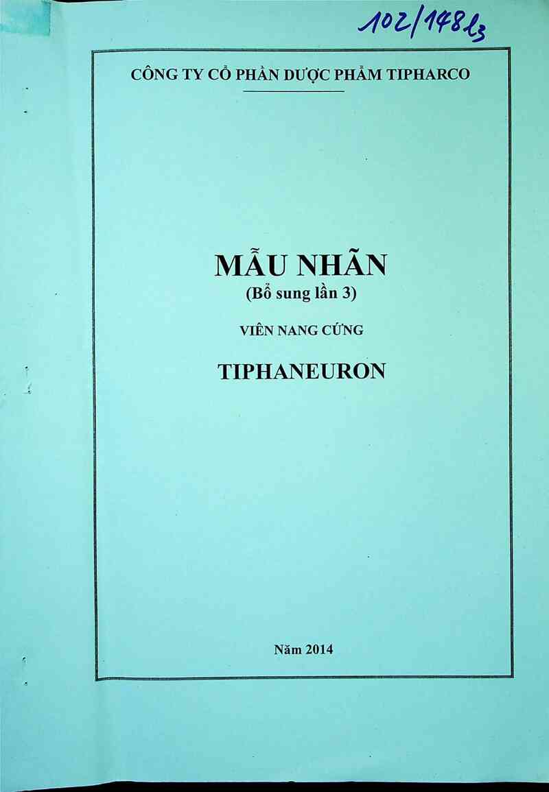 thông tin, cách dùng, giá thuốc Tiphaneuron - ảnh 0