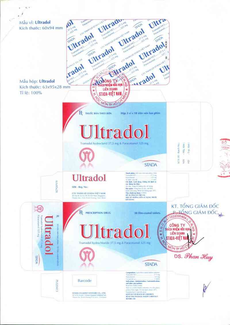 thông tin, cách dùng, giá thuốc Ultradol - ảnh 1