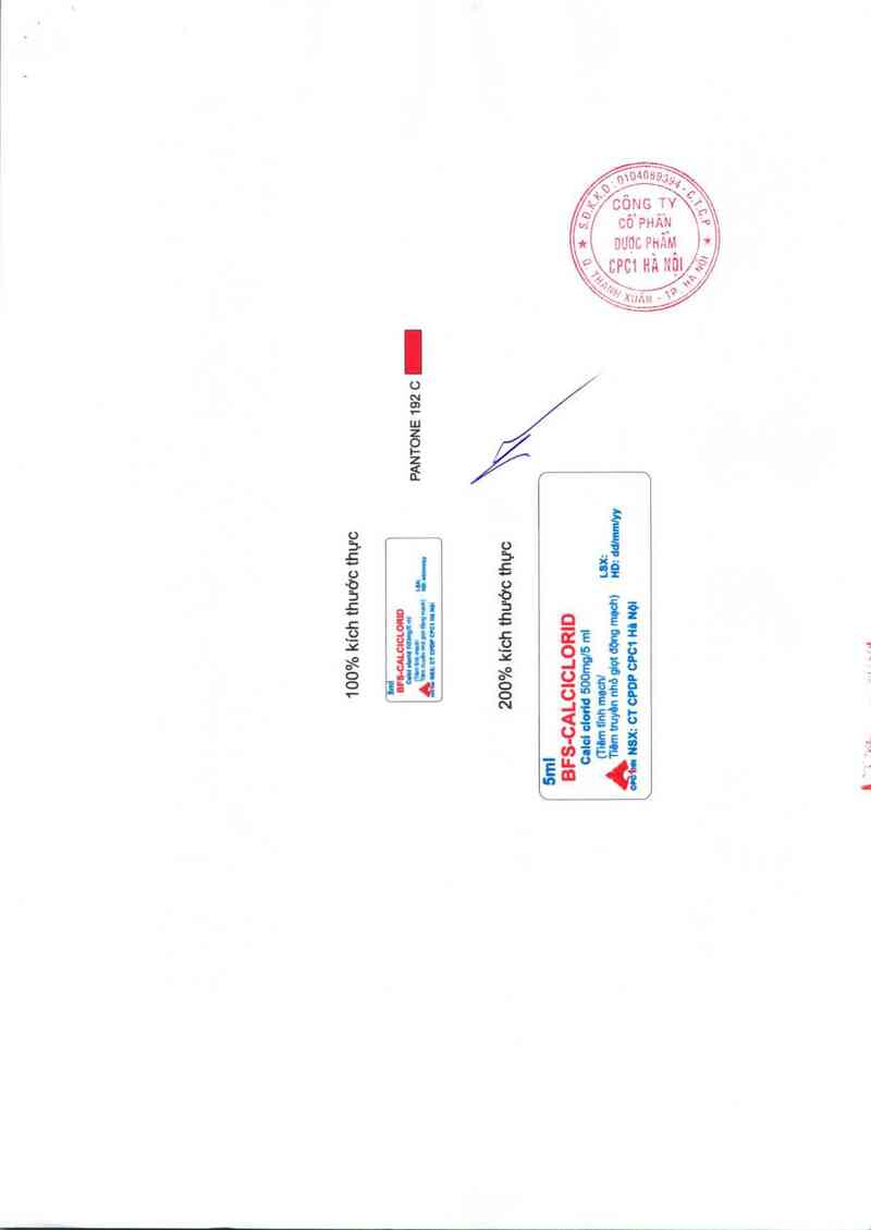 thông tin, cách dùng, giá thuốc BFS-Calciclorid - ảnh 3