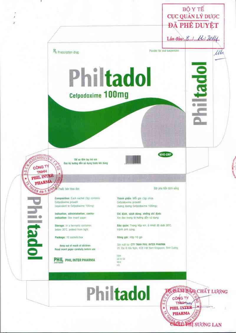 thông tin, cách dùng, giá thuốc Philtadol - ảnh 0