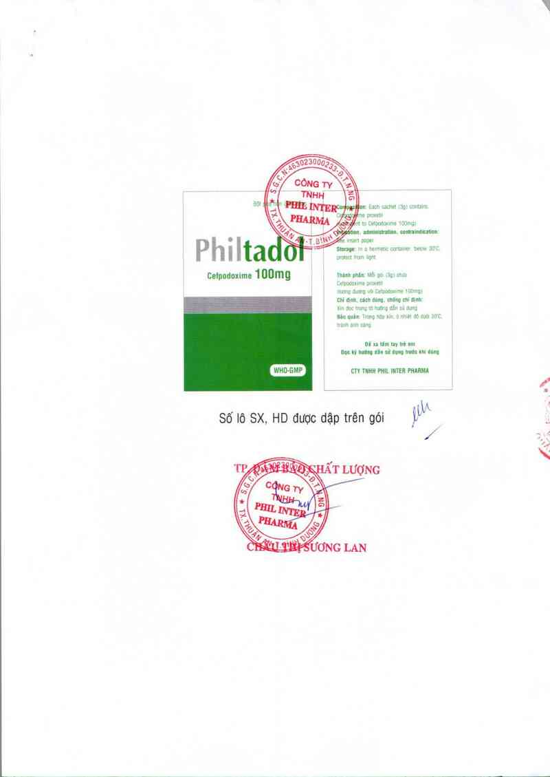 thông tin, cách dùng, giá thuốc Philtadol - ảnh 1