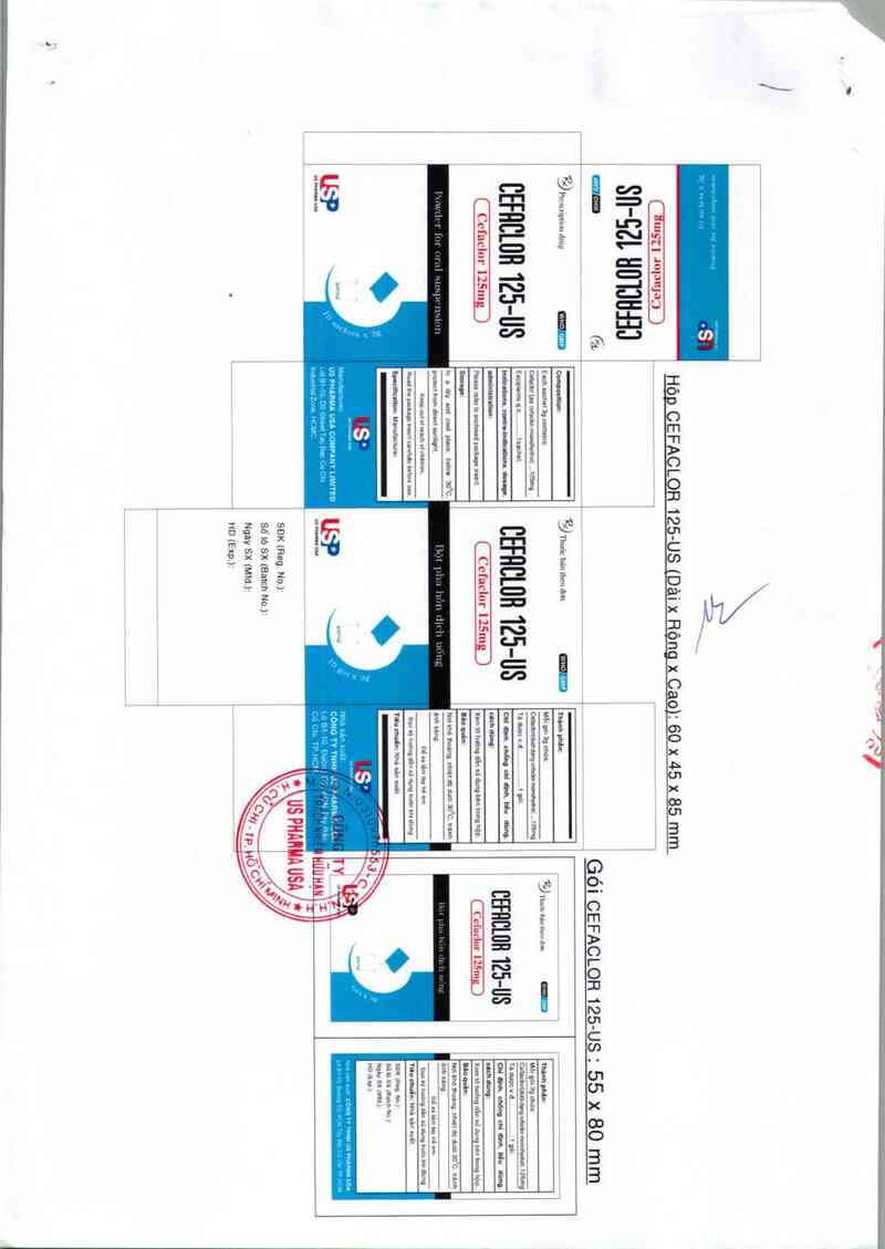 thông tin, cách dùng, giá thuốc Cefaclor 125 - US - ảnh 1