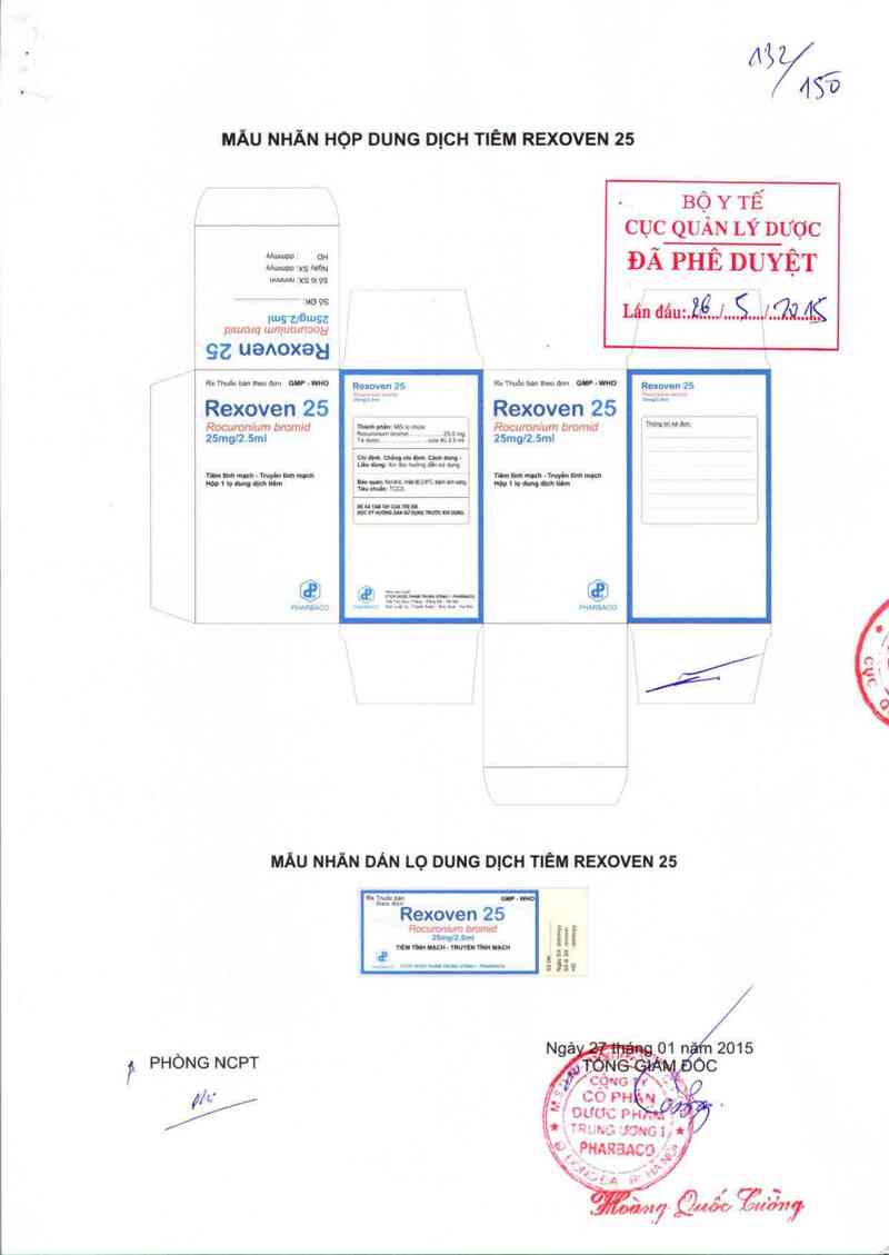 thông tin, cách dùng, giá thuốc Rexoven 25 - ảnh 0