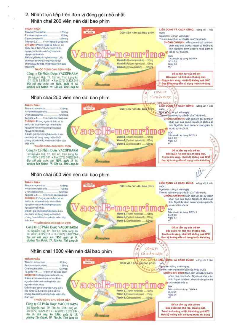 thông tin, cách dùng, giá thuốc Vaco B-Neurine - ảnh 9