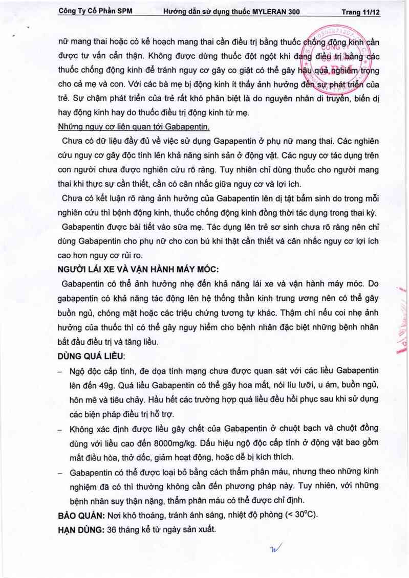 thông tin, cách dùng, giá thuốc Myleran 300 - ảnh 11