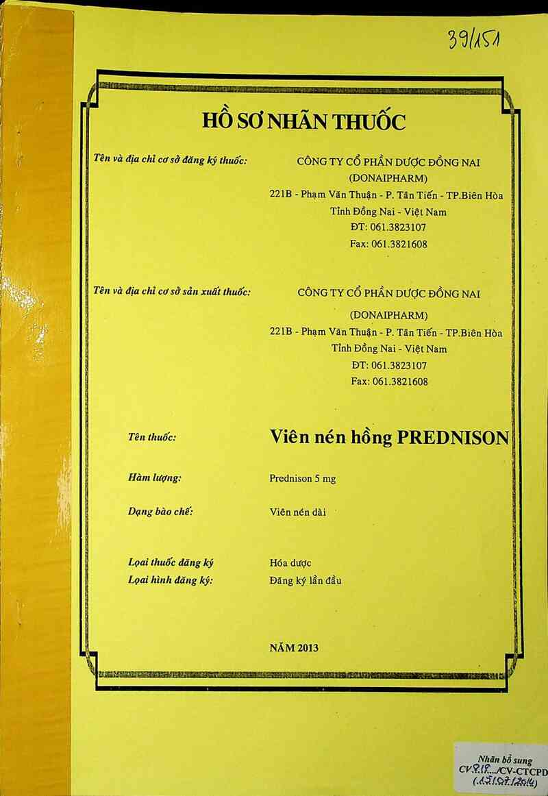 thông tin, cách dùng, giá thuốc Prednison - ảnh 0