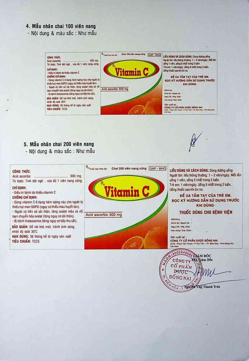 thông tin, cách dùng, giá thuốc Vitamin C 500 mg - ảnh 2