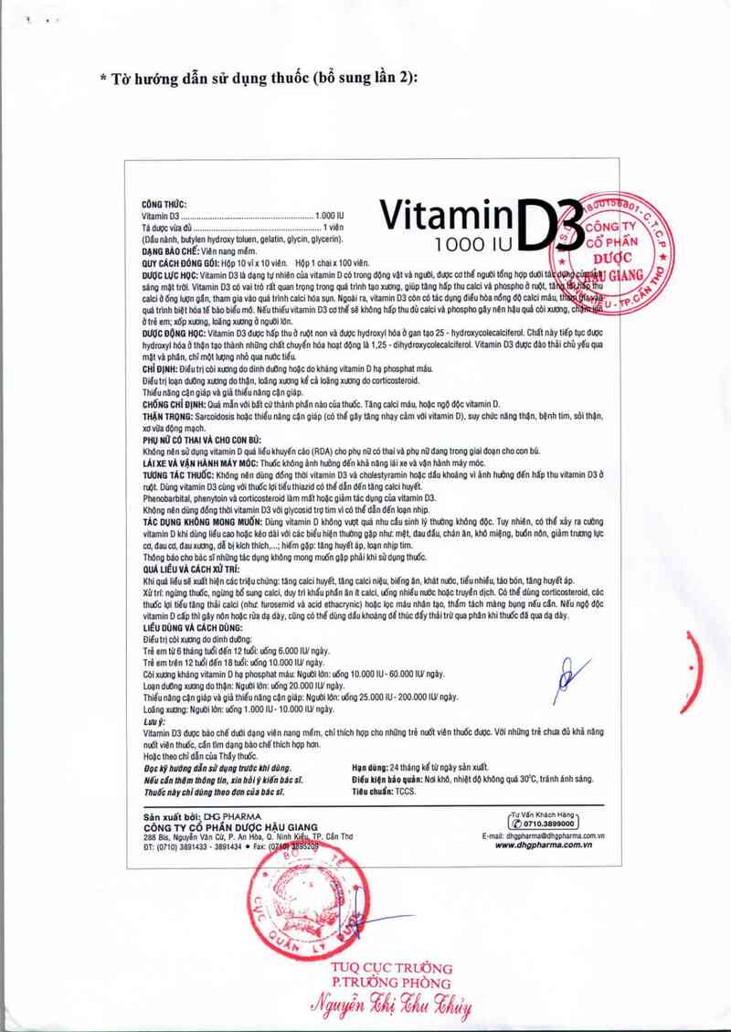 thông tin, cách dùng, giá thuốc Vitamin D3 - ảnh 5