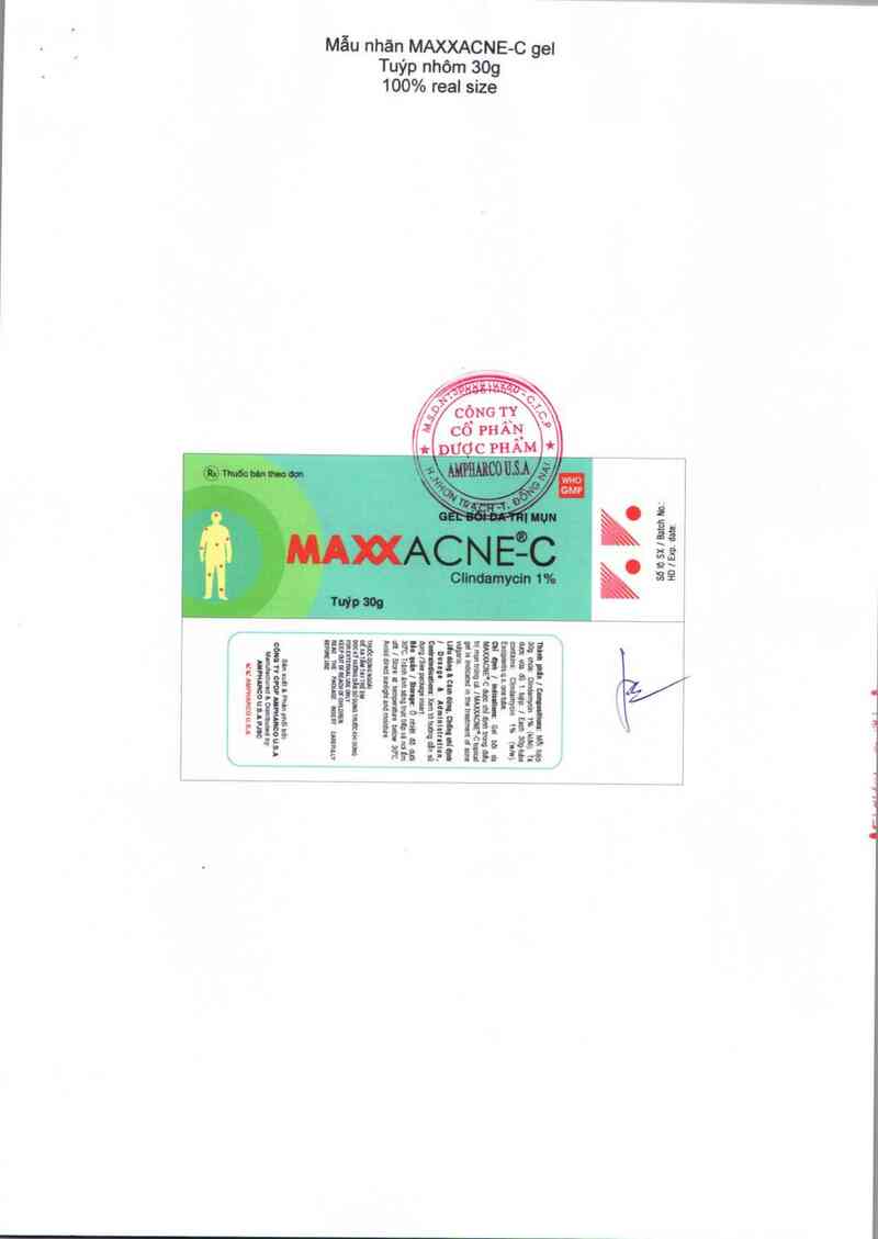 thông tin, cách dùng, giá thuốc Maxxacne-C - ảnh 5