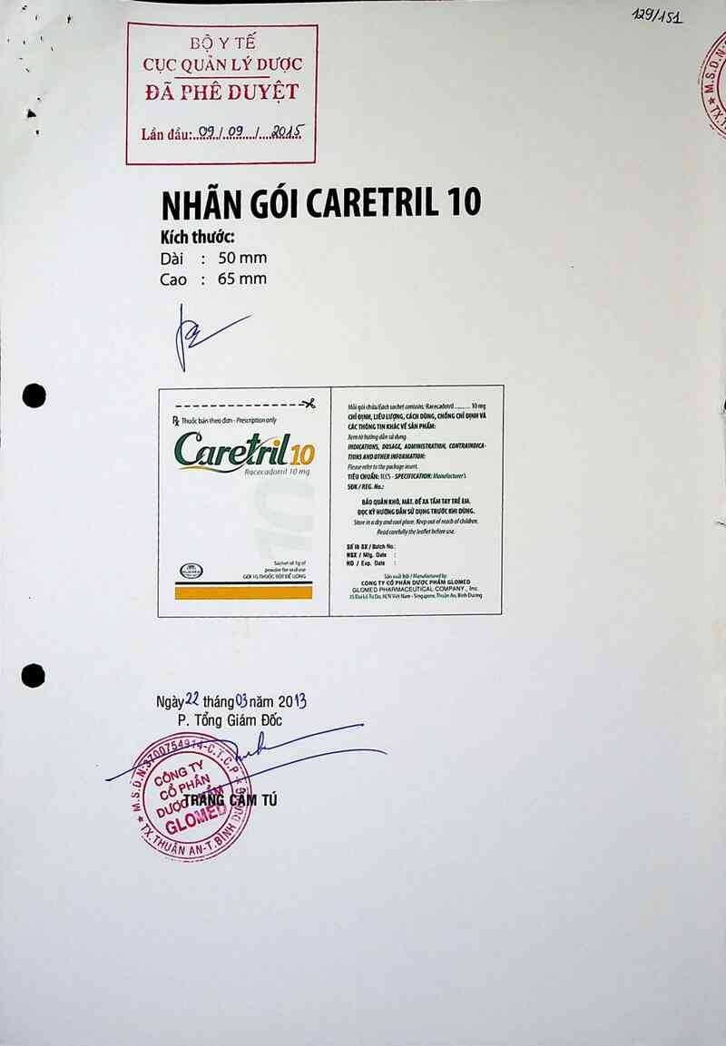 thông tin, cách dùng, giá thuốc Caretril 10 - ảnh 0