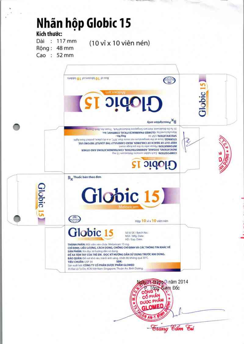 thông tin, cách dùng, giá thuốc Globic 15 - ảnh 3