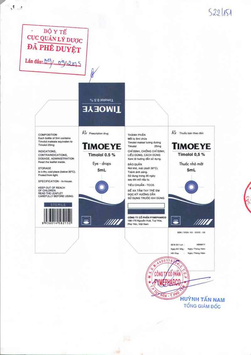 thông tin, cách dùng, giá thuốc Timoeye 0,5% - ảnh 0