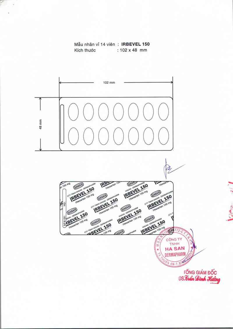 thông tin, cách dùng, giá thuốc Irbevel 150 - ảnh 3