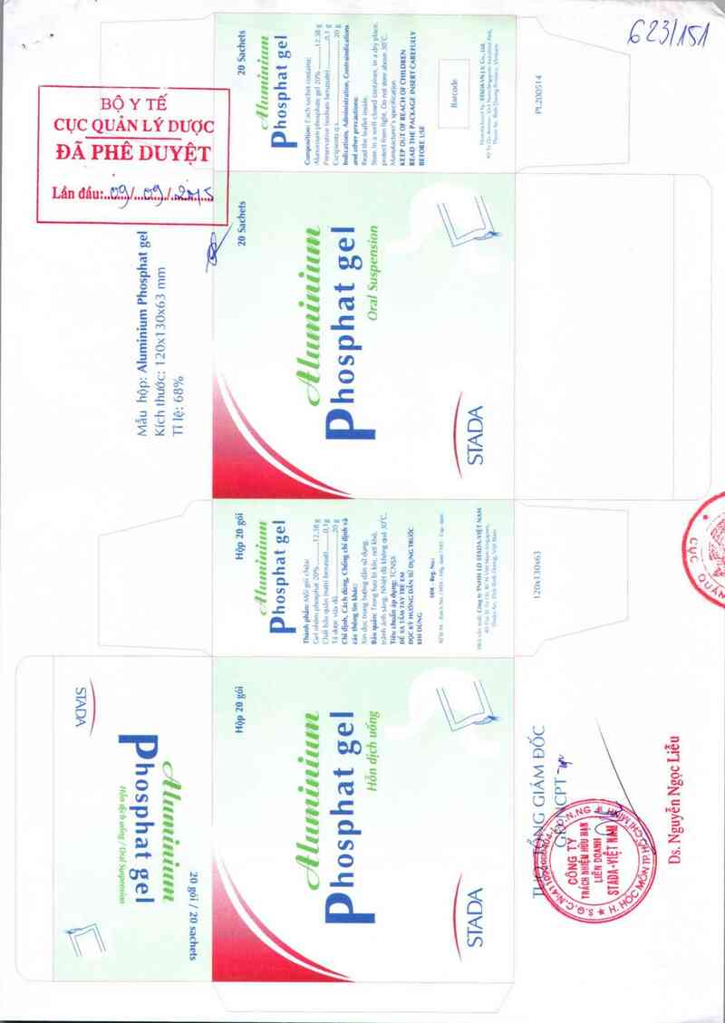 thông tin, cách dùng, giá thuốc Aluminium Phosphat gel - ảnh 0