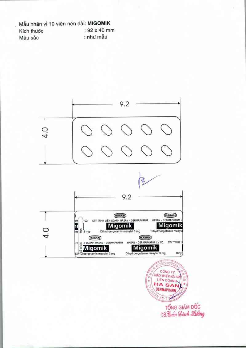 thông tin, cách dùng, giá thuốc Migomik - ảnh 2