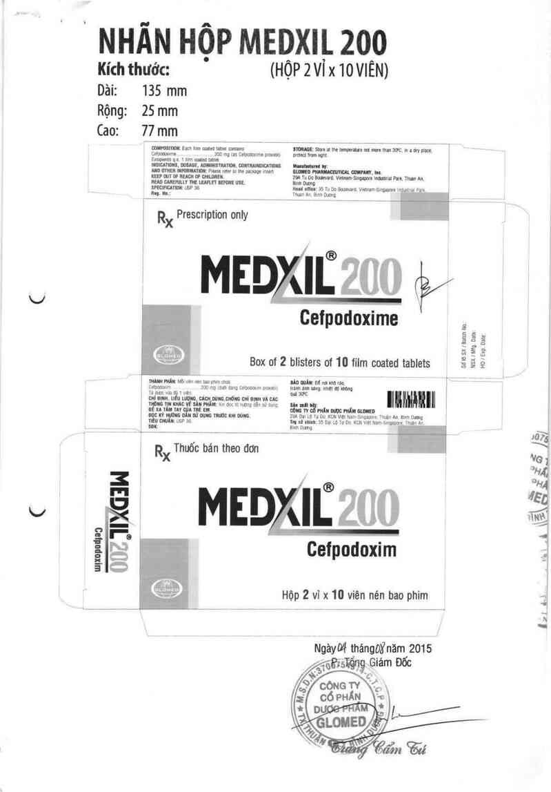 thông tin, cách dùng, giá thuốc Medxil 200 - ảnh 2